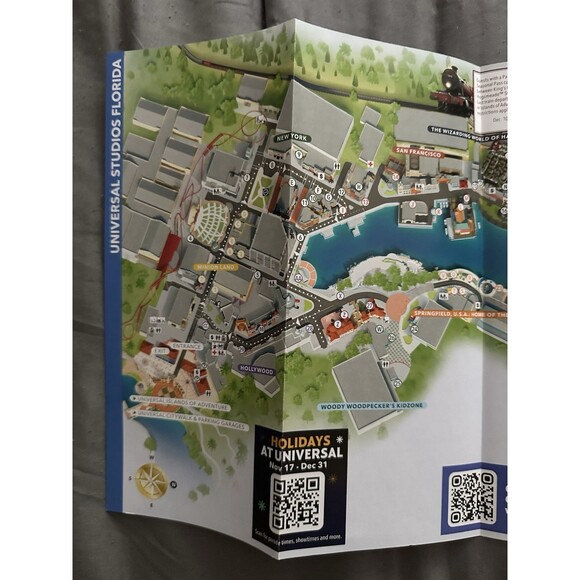 RARE Universal Studios 2 Park Guide Map 2023 - LAST UNIVERSAL MAPS EVER PRINTED - Picture 9 of 13